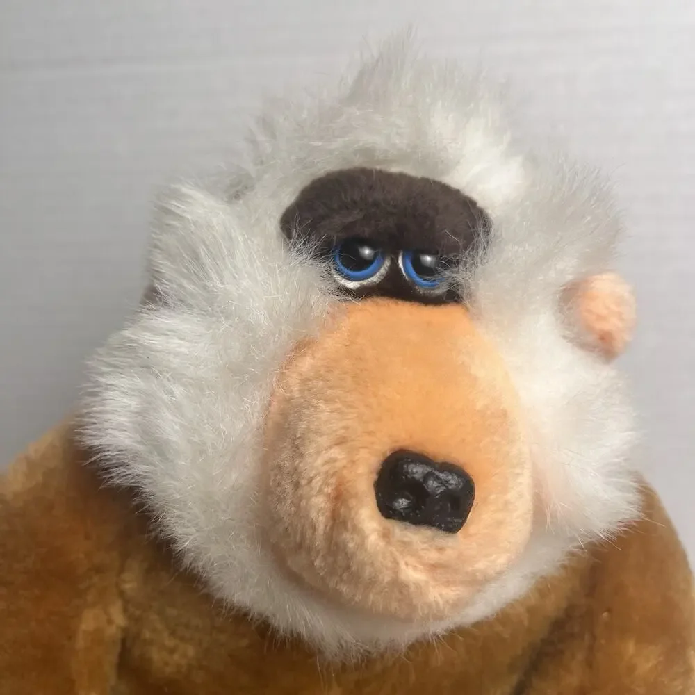 Vintage Mighty Star Baboon Plush Monkey 7